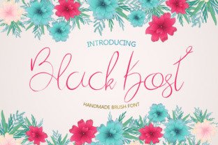 Black Kost: A Handmade Brush Font for Modern Designers