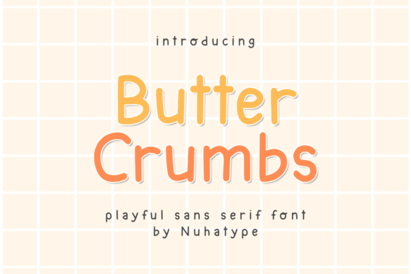 Butter Crumbs: A Minimalist Font with Big Impact