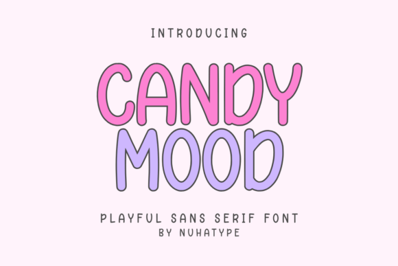 Candy Mood: A Minimalist Font with Handwritten Charm