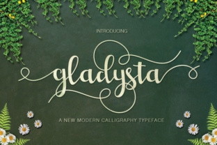 Discover the Beauty of Gladysta and Gladysta Script: A Modern Calligraphy Typeface
