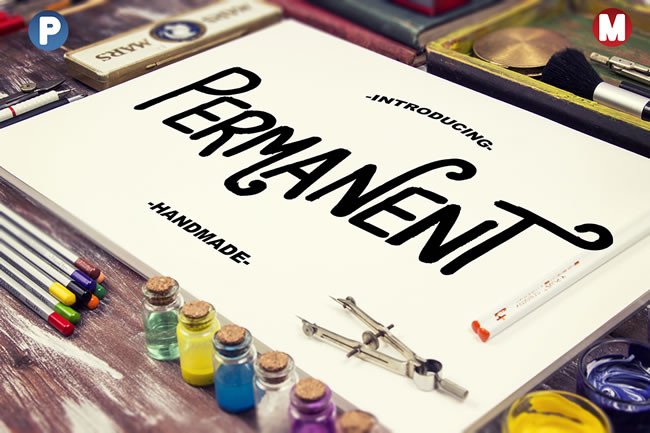Discover the Charm of Permanent: A Handmade Typeface for Creative Projects