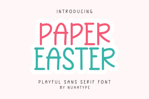 Discover the Elegance of Paper Easter: A Minimalist Font for Modern Creativity