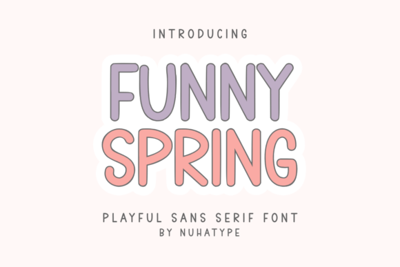 Funny Spring: A Minimalist Font for Creative Expression