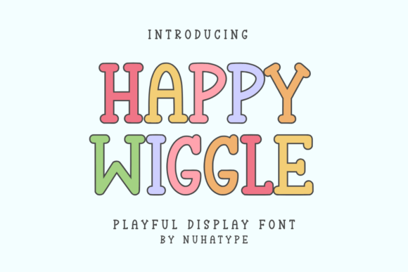 Happy Wiggle: A Minimalist Font for Creative Expression