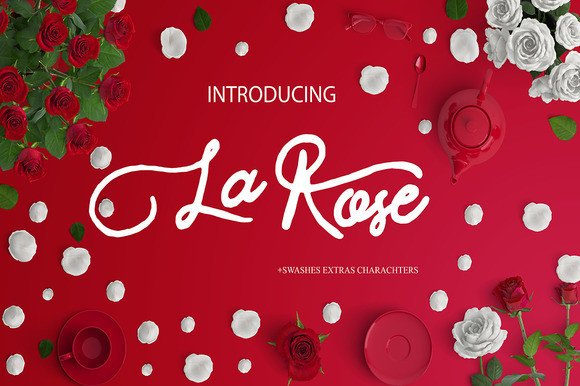 La Rose: A Playful Typeface for Modern Design