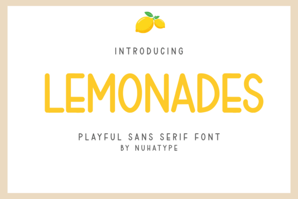 Lemonades: A Minimalist Font for Creative Expression