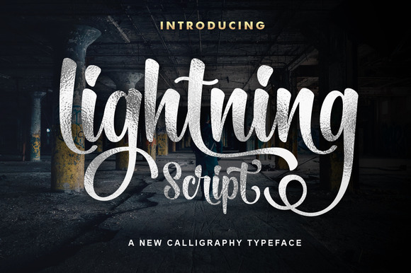 Lightning Script: A Handwritten Typeface That Elevates Design
