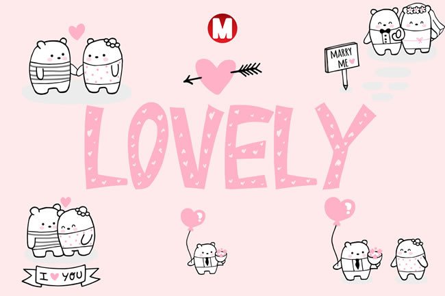 Lovely: A Fresh, Playful Typeface for Creative Projects