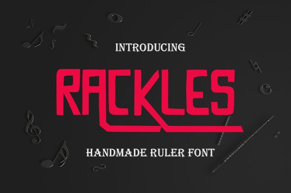Rackless: A Handmade Ruler Font for Creative Workflow