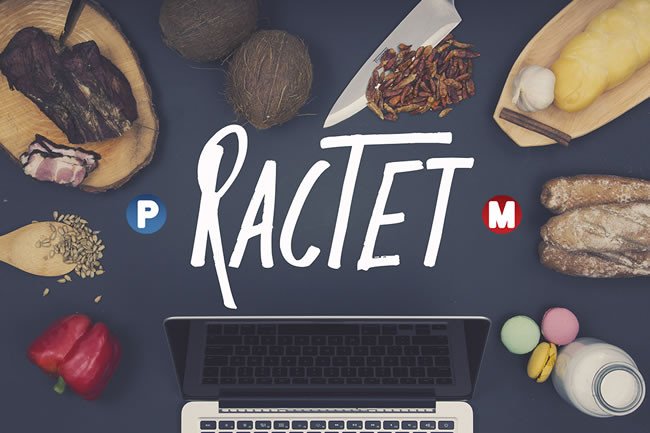 Ractet: A Modern Typeface for Creative Expression