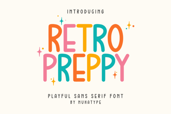 Retro Preppy: Timeless Elegance in Typography