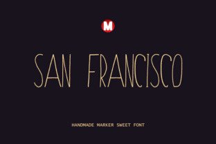 San Francisco: A Handmade Sweet Market Font for Creative Expression