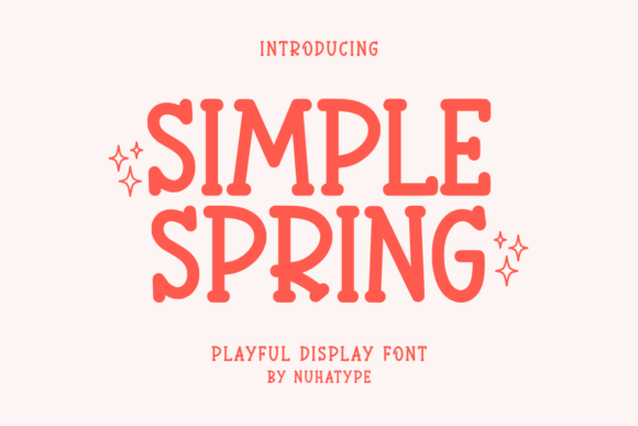 Simple Spring: A Minimalist Font for Everyday Creativity