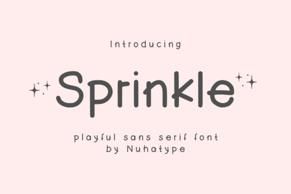 Sprinkle: A Minimalist Font for Elegant Design