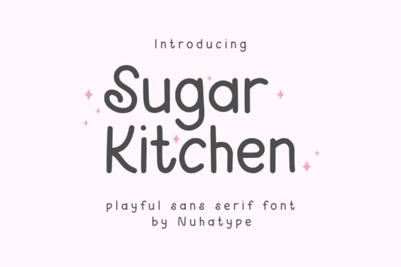 Sugar Kitchen: A Minimalist Font for Creative Expression