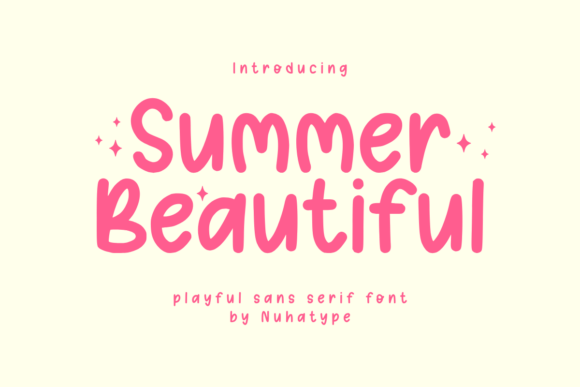 Summer Beautiful: A Minimalist Font for Elegant Design