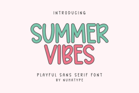 Summer Vibes: A Minimalist Font for Creative Expression