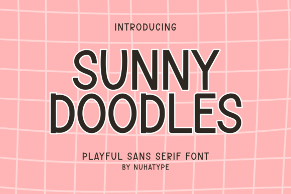 Sunny Doodies: A Minimalist Font for Creative Expression
