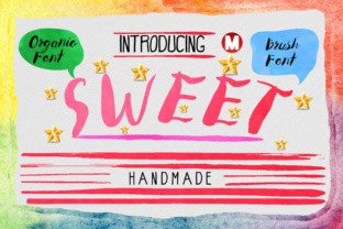 Sweet: A Handmade, Organic Brush Font for Creative Workflows
