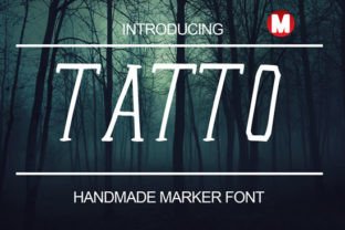 Tatto: A Versatile Handmade Marker Font for Creative Projects