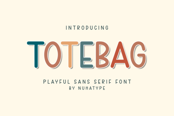 Totebag: A Minimalist Font for Creative Expression