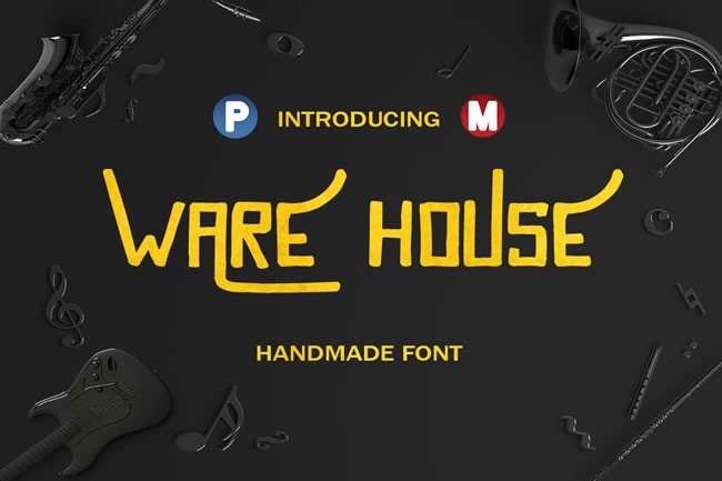 Ware House: A Playful Typeface for Creative Expression